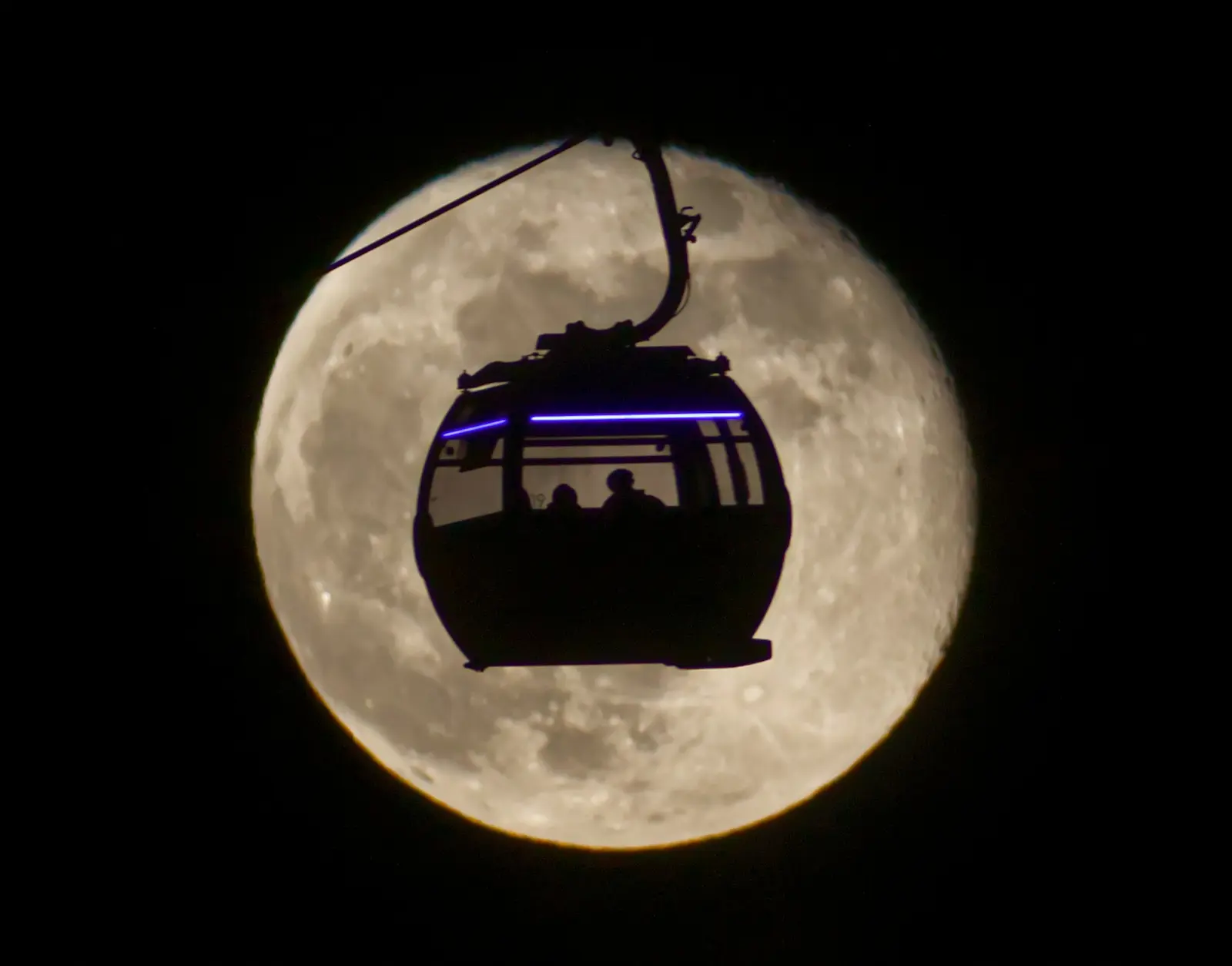 Fly Us to the Moon Cable Car